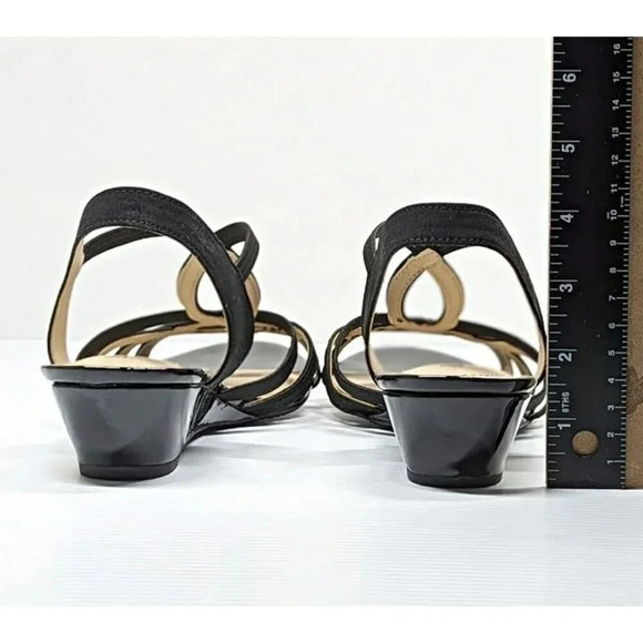 LifeStride Yaya Women's Strappy Wedge Sandals Black Size 10 W (MSRP $70) - Picture 6 of 8